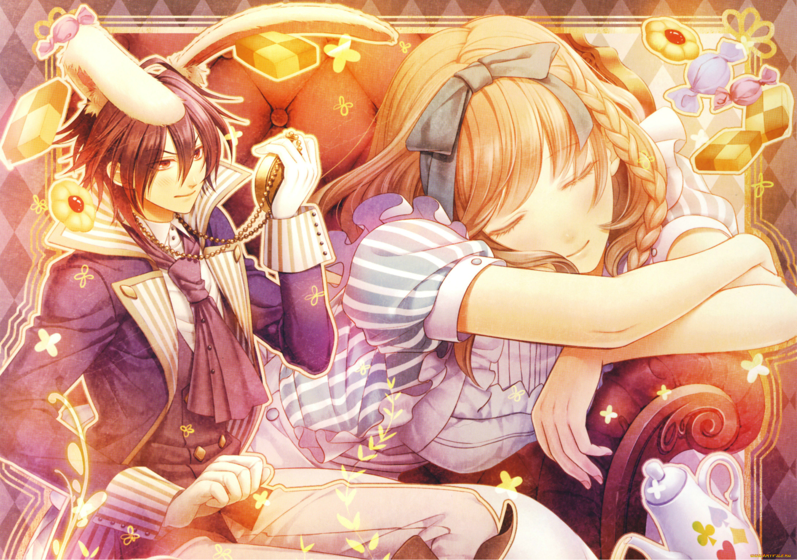 , amnesia, , , , shin, alice, in, wonderland, hanamura, mai, , , 